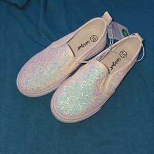Glittery Kids Slip-On Shoes